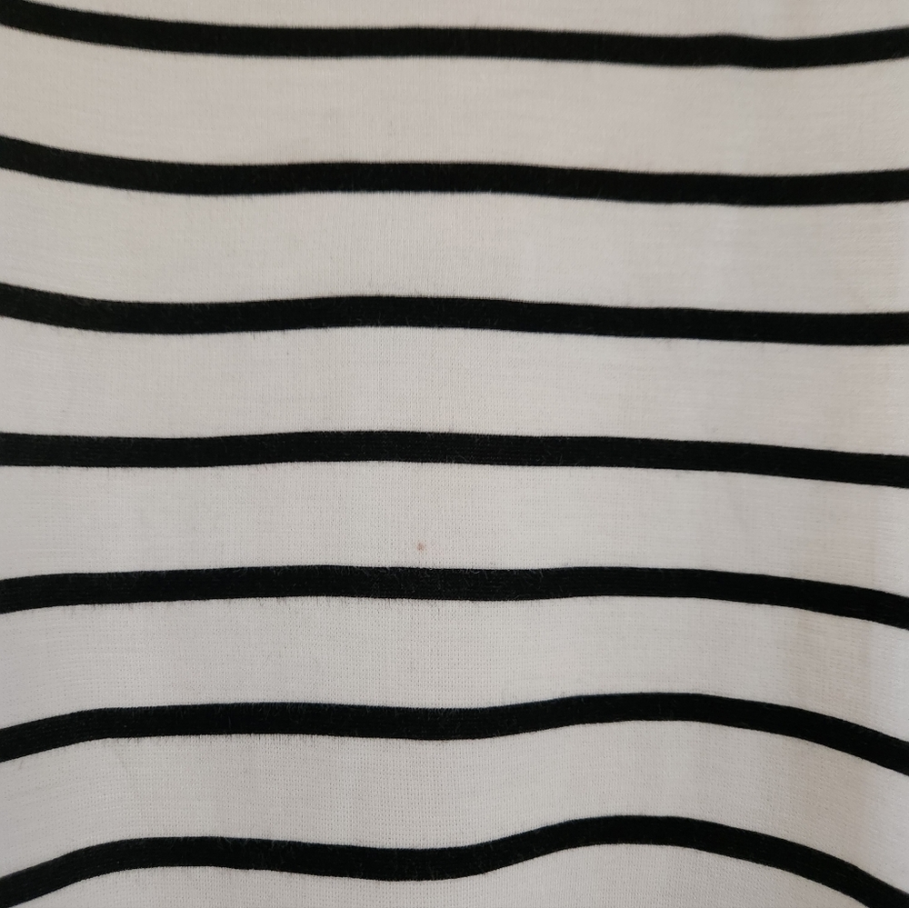 Banana Republic Black-White Striped Sleeveless Midi Dress , Size Small - Picture 12 of 12